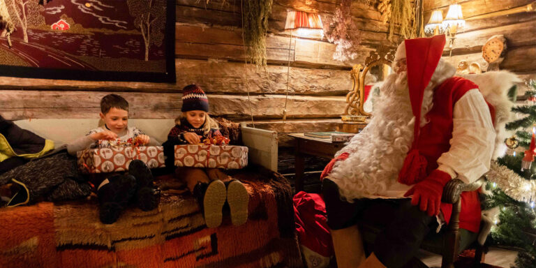 A magical time with Santa Klaus